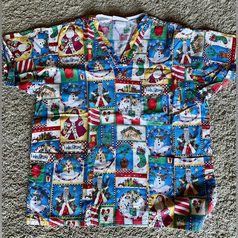 Tis the season!! Christmas scrubs!!🎅🧑‍🎄🤶 - Picture 8 of 11